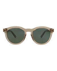 Gucci Gucci Mens Round/Oval Brown Brown Green Fashion Designer Eyewear