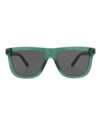 Gucci Gucci Mens Square/Rectangle Green Green Grey Fashion Designer Eyewear