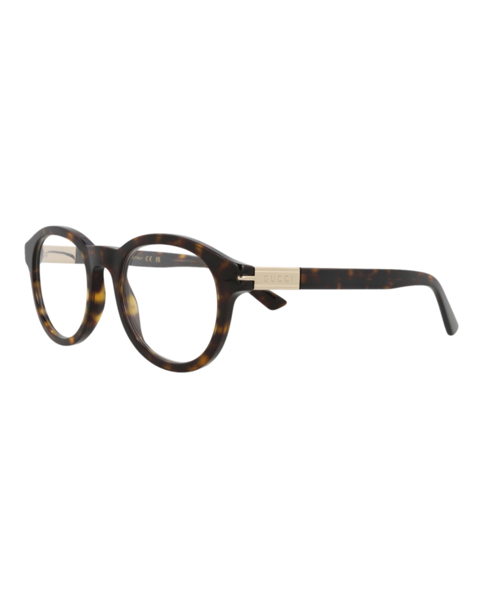 Gucci Gucci Mens Round/Oval Havana Havana Transparent Fashion Designer Eyewear