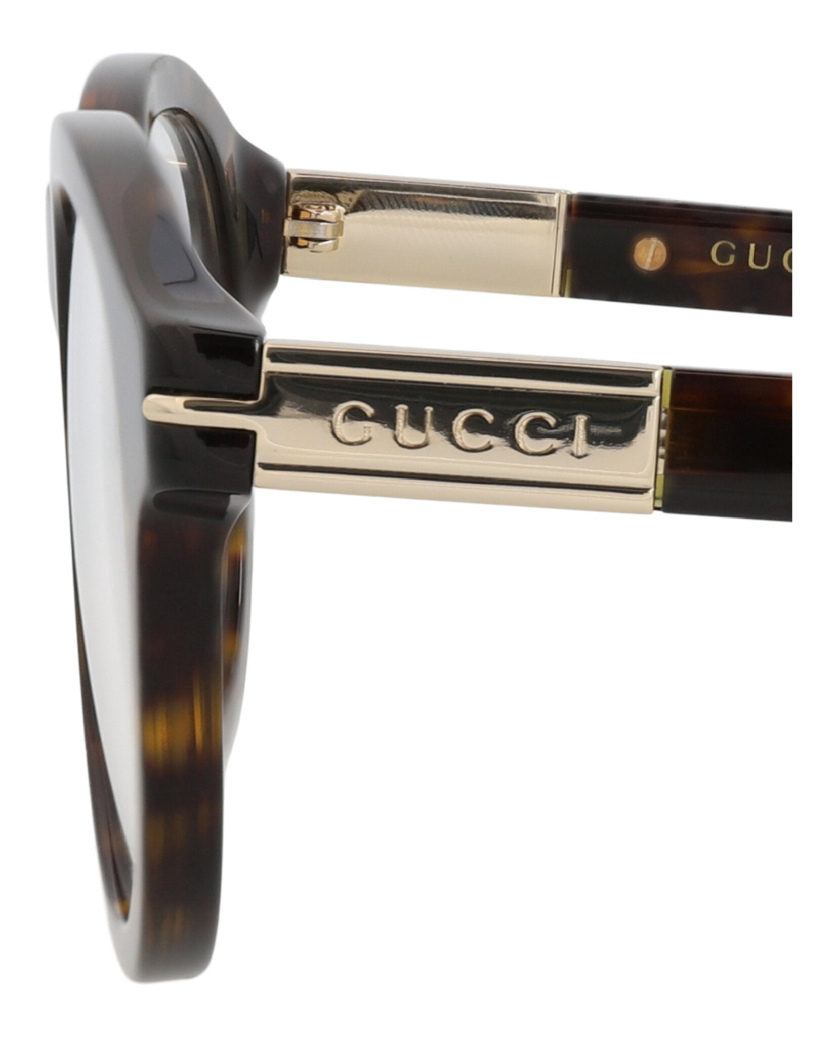 Gucci Gucci Mens Round/Oval Havana Havana Transparent Fashion Designer Eyewear