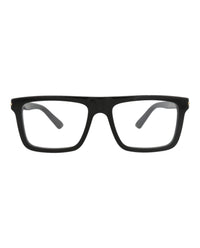 Gucci Mens Square/Rectangle Black Black Transparent Fashion Designer Eyewear