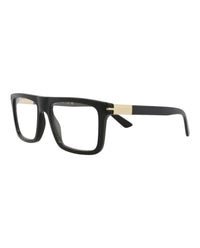Gucci Mens Square/Rectangle Black Black Transparent Fashion Designer Eyewear