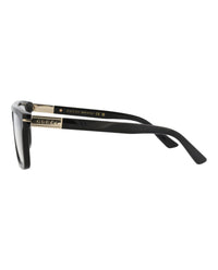 Gucci Mens Square/Rectangle Black Black Transparent Fashion Designer Eyewear