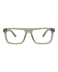 Gucci Gucci Mens Square/Rectangle Brown Brown Transparent Fashion Designer Eyewear