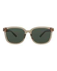 Gucci Mens Square/Rectangle Brown Brown Green Fashion Designer Eyewear