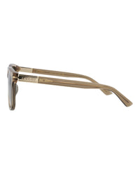 Gucci Mens Square/Rectangle Brown Brown Green Fashion Designer Eyewear
