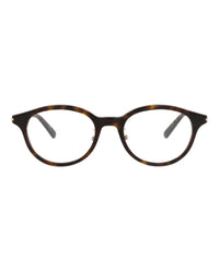 Gucci Mens Round/Oval Havana Havana Transparent Fashion Designer Eyewear