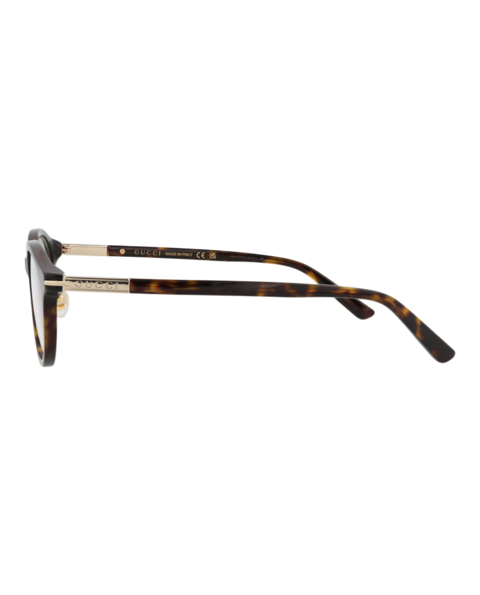 Gucci Mens Round/Oval Havana Havana Transparent Fashion Designer Eyewear