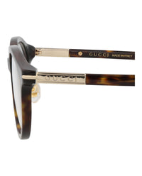 Gucci Mens Round/Oval Havana Havana Transparent Fashion Designer Eyewear