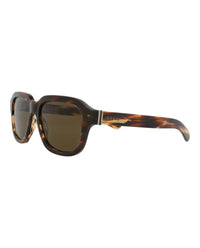 Gucci Gucci Mens Square/Rectangle Havana Havana Brown Fashion Designer Eyewear
