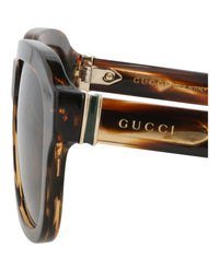 Gucci Gucci Mens Square/Rectangle Havana Havana Brown Fashion Designer Eyewear