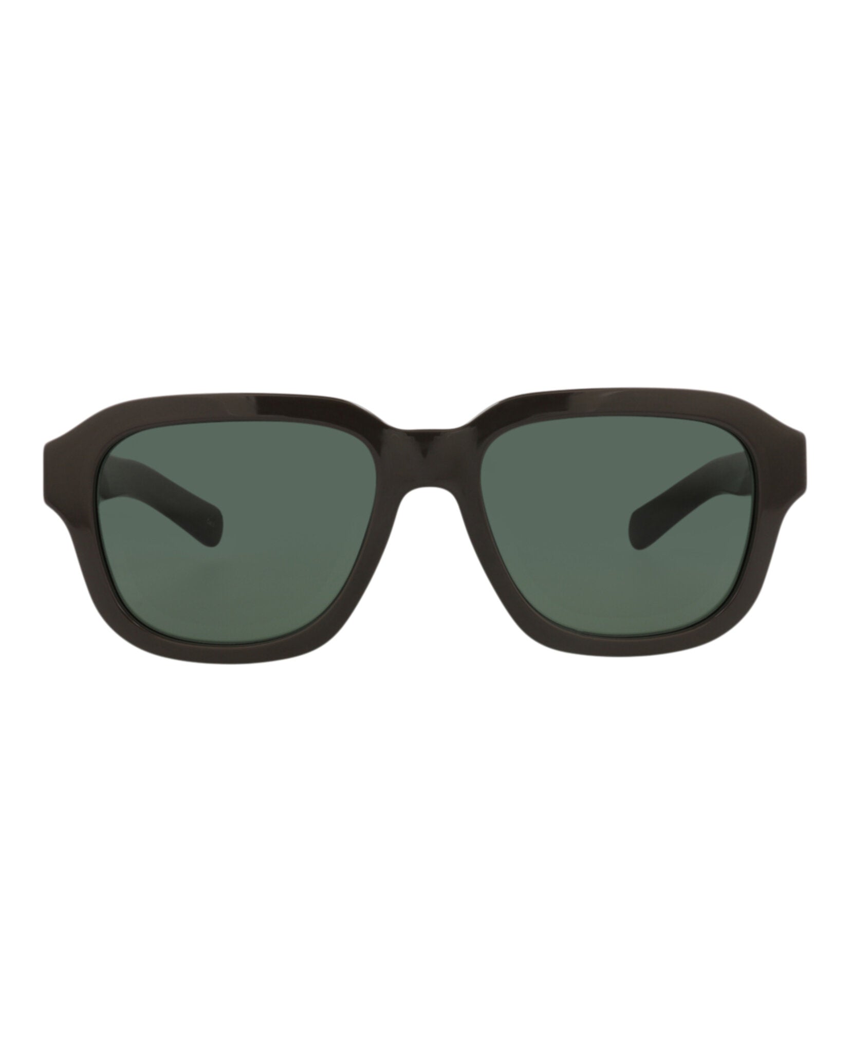 Gucci Mens Square/Rectangle Brown Brown Green Fashion Designer Eyewear