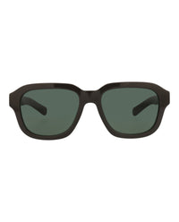 Gucci Mens Square/Rectangle Brown Brown Green Fashion Designer Eyewear