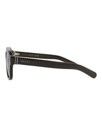Gucci Mens Square/Rectangle Brown Brown Green Fashion Designer Eyewear