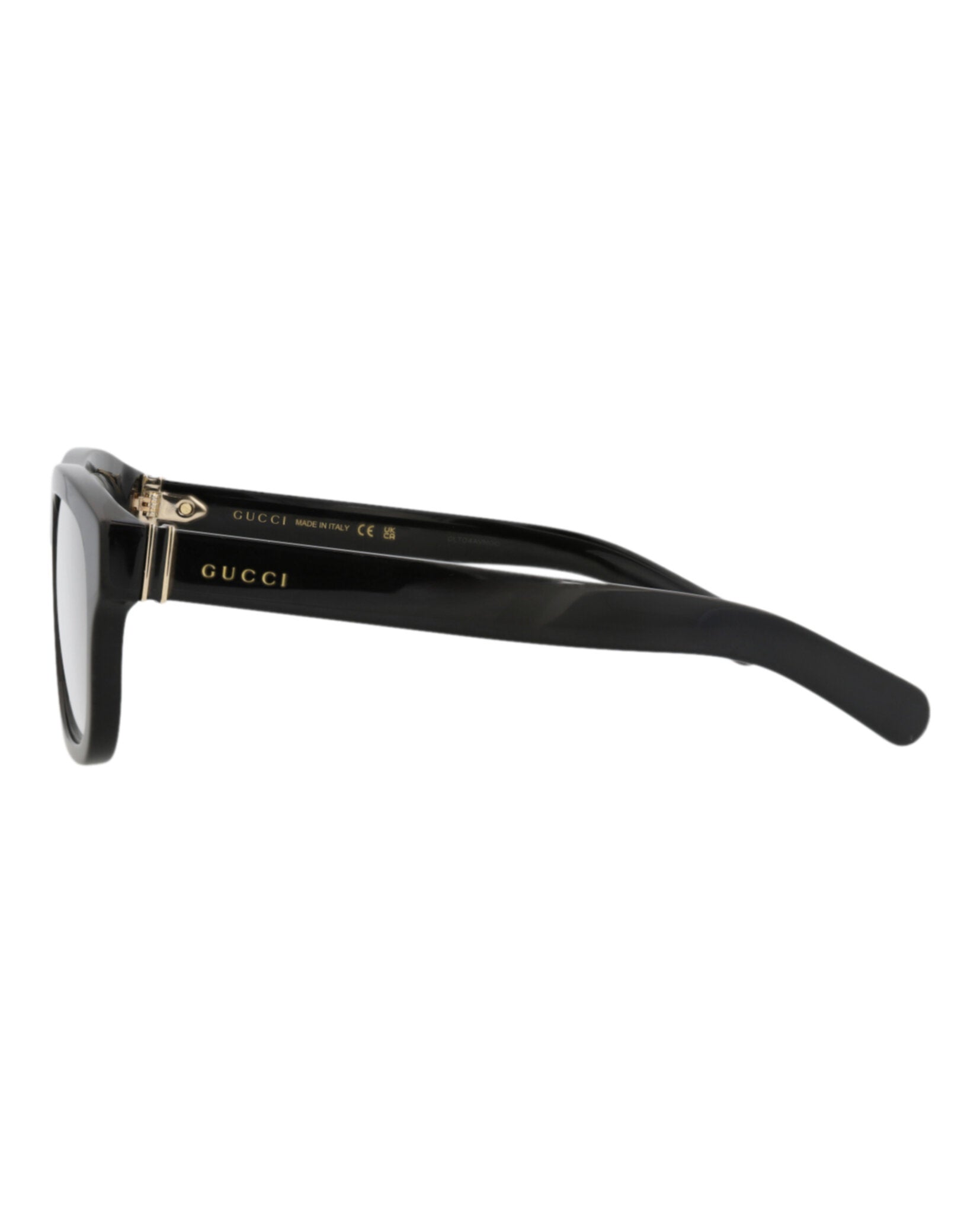 Gucci Gucci Mens Square/Rectangle Black Black Transparent Fashion Designer Eyewear