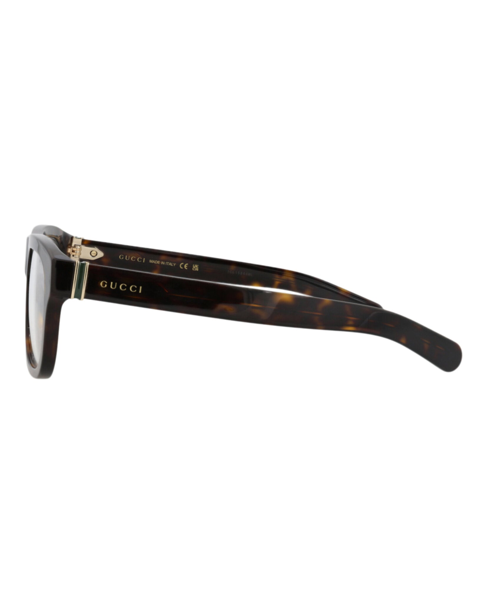 Gucci Gucci Mens Square/Rectangle Havana Havana Transparent Fashion Designer Eyewear