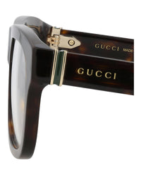 Gucci Gucci Mens Square/Rectangle Havana Havana Transparent Fashion Designer Eyewear