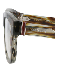 Gucci Gucci Mens Square/Rectangle Havana Havana Transparent Fashion Designer Eyewear