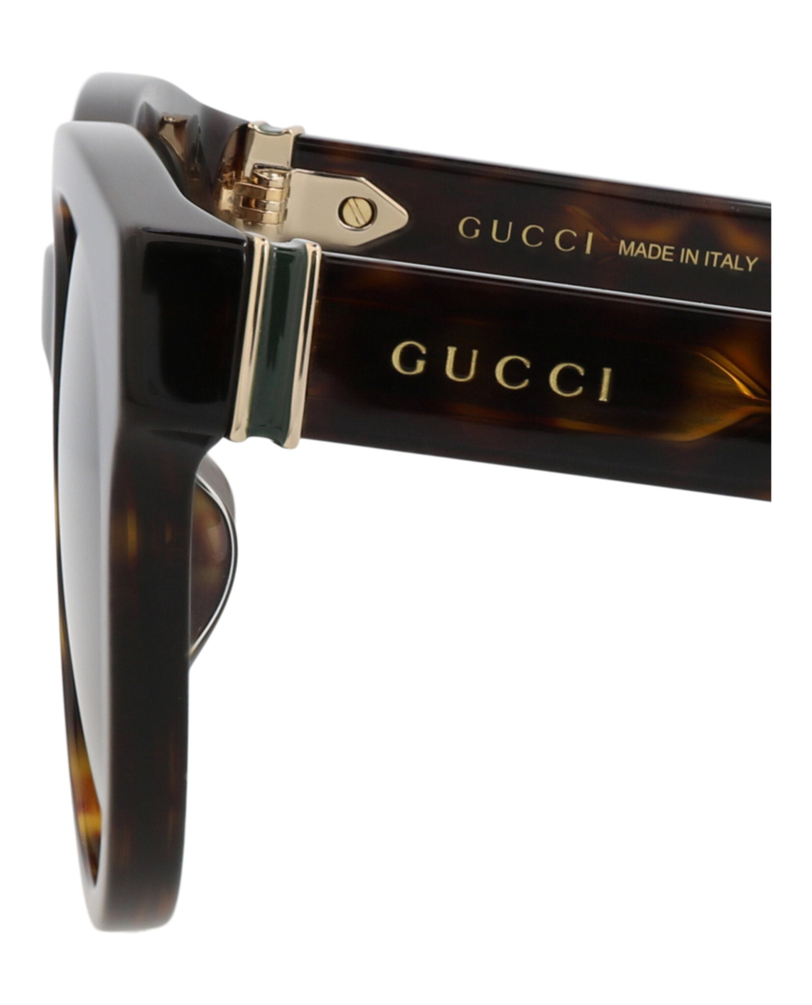Gucci Mens Round/Oval Havana Havana Brown Fashion Designer Eyewear