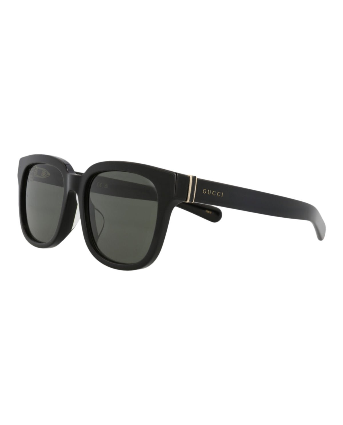 Gucci Gucci Womens Square/Rectangle Black Black Grey Fashion Designer Eyewear