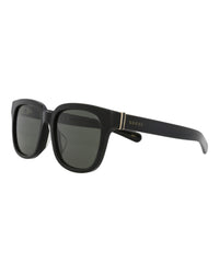 Gucci Gucci Womens Square/Rectangle Black Black Grey Fashion Designer Eyewear