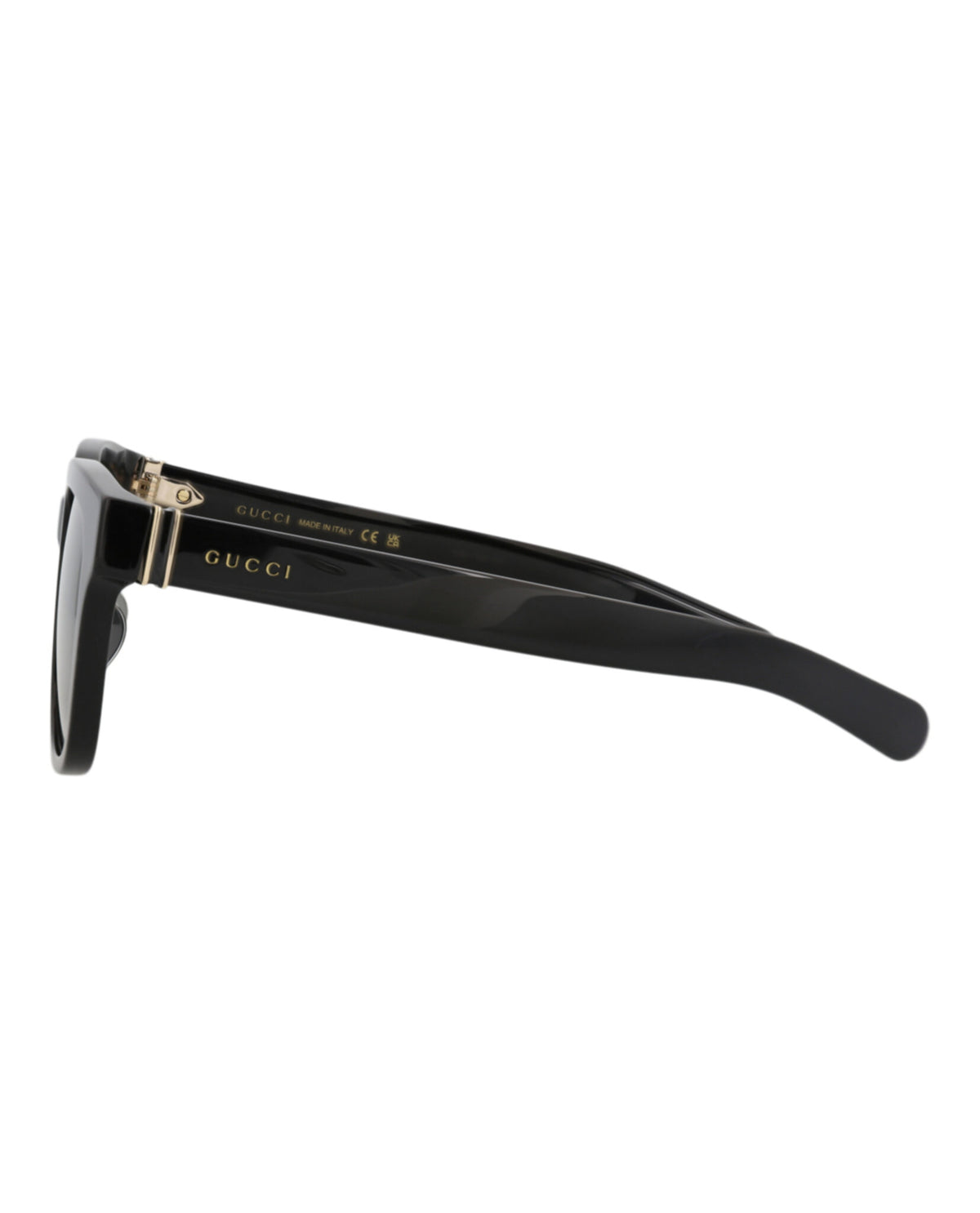 Gucci Gucci Womens Square/Rectangle Black Black Grey Fashion Designer Eyewear