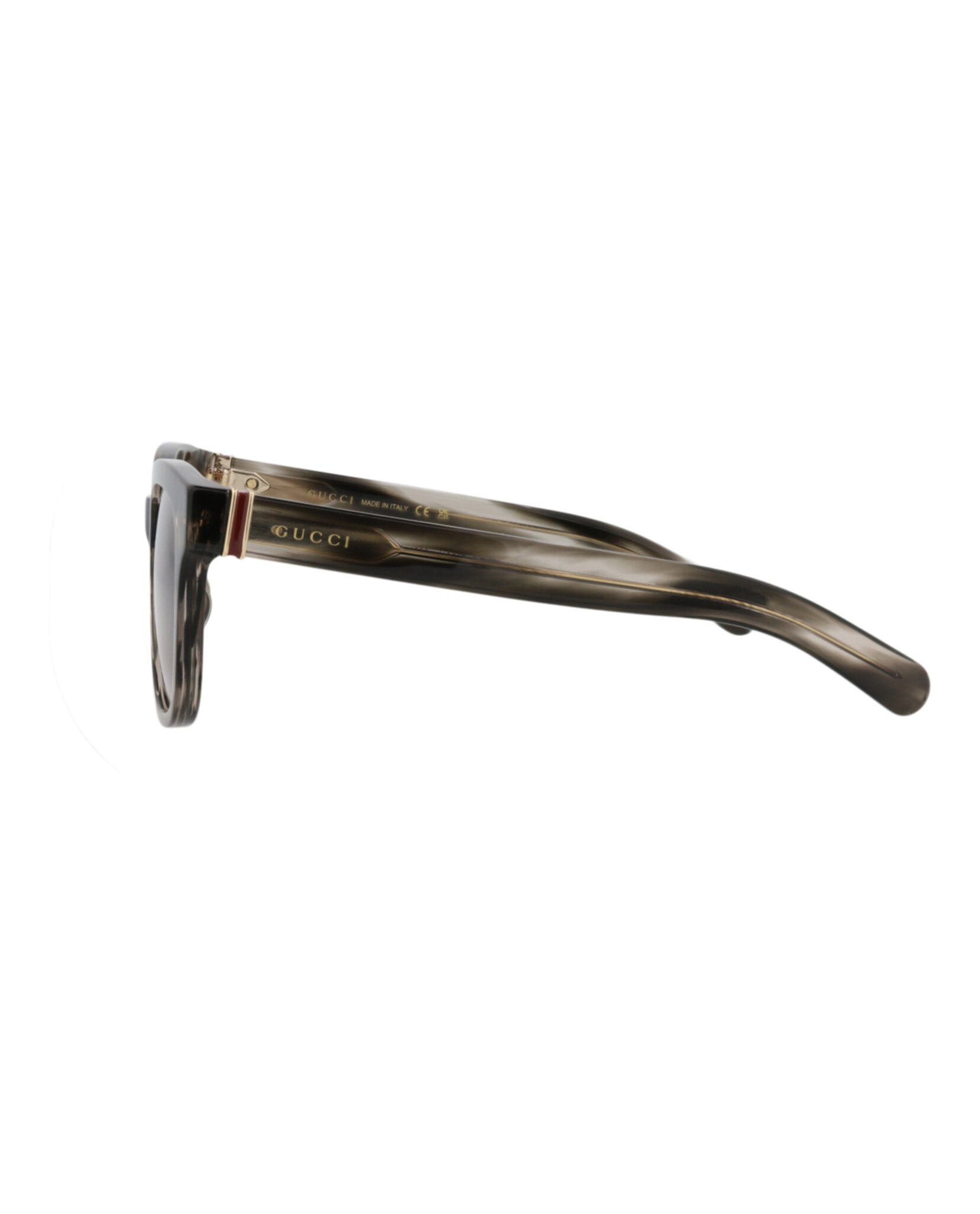 Gucci Womens Square/Rectangle Havana Havana Brown Fashion Designer Eyewear
