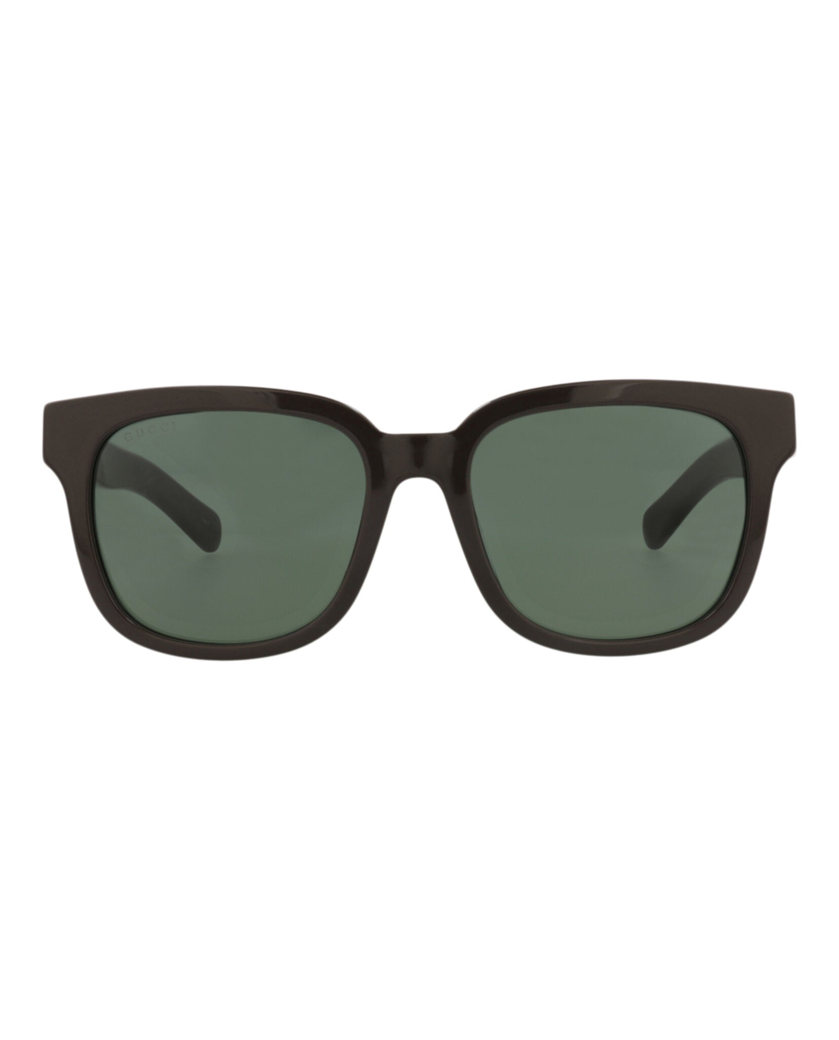 Gucci Womens Square/Rectangle Brown Brown Green Fashion Designer Eyewear