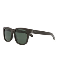 Gucci Womens Square/Rectangle Brown Brown Green Fashion Designer Eyewear