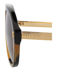 Gucci Gucci Mens Aviator Havana Gold Brown Fashion Designer Eyewear