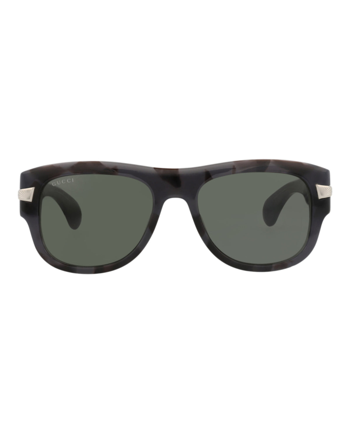 Gucci Gucci Mens Square/Rectangle Grey Grey Grey Fashion Designer Eyewear