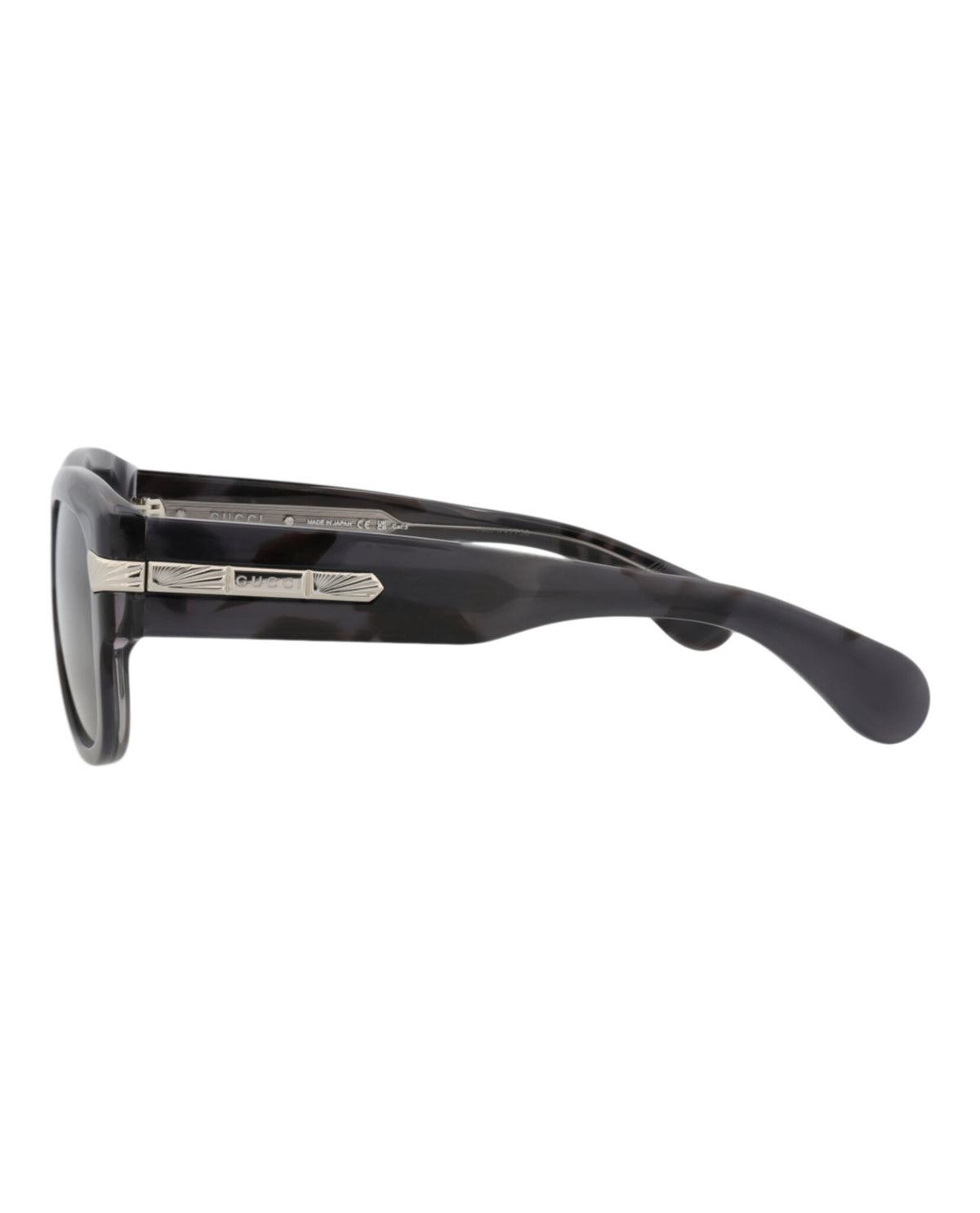 Gucci Gucci Mens Square/Rectangle Grey Grey Grey Fashion Designer Eyewear