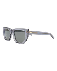 Gucci Gucci Womens Cat Eye Grey Grey Grey Fashion Designer Eyewear