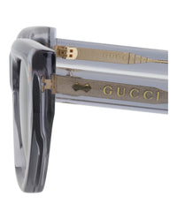Gucci Gucci Womens Cat Eye Grey Grey Grey Fashion Designer Eyewear