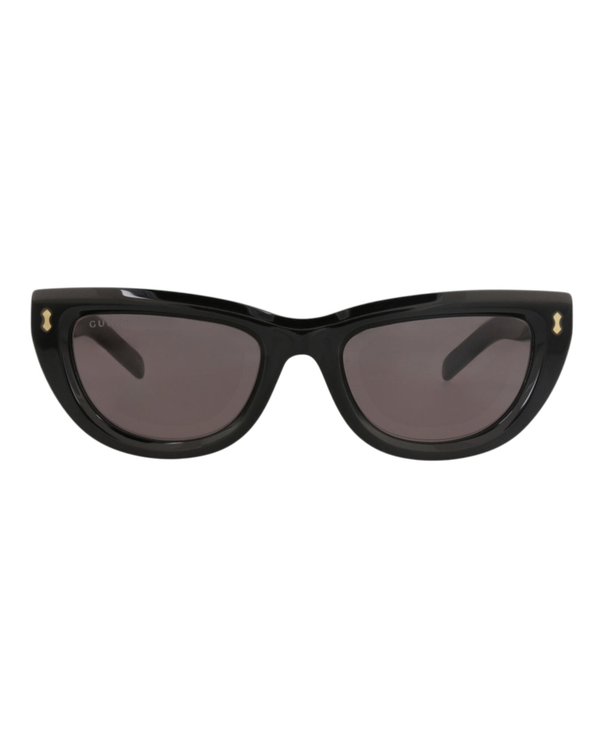 Gucci Womens Cat Eye Black Black Grey Fashion Designer Eyewear