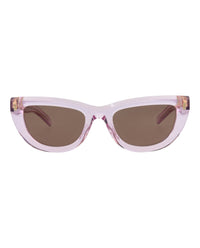 Gucci Womens Cat Eye Violet Violet Brown Fashion Designer Eyewear