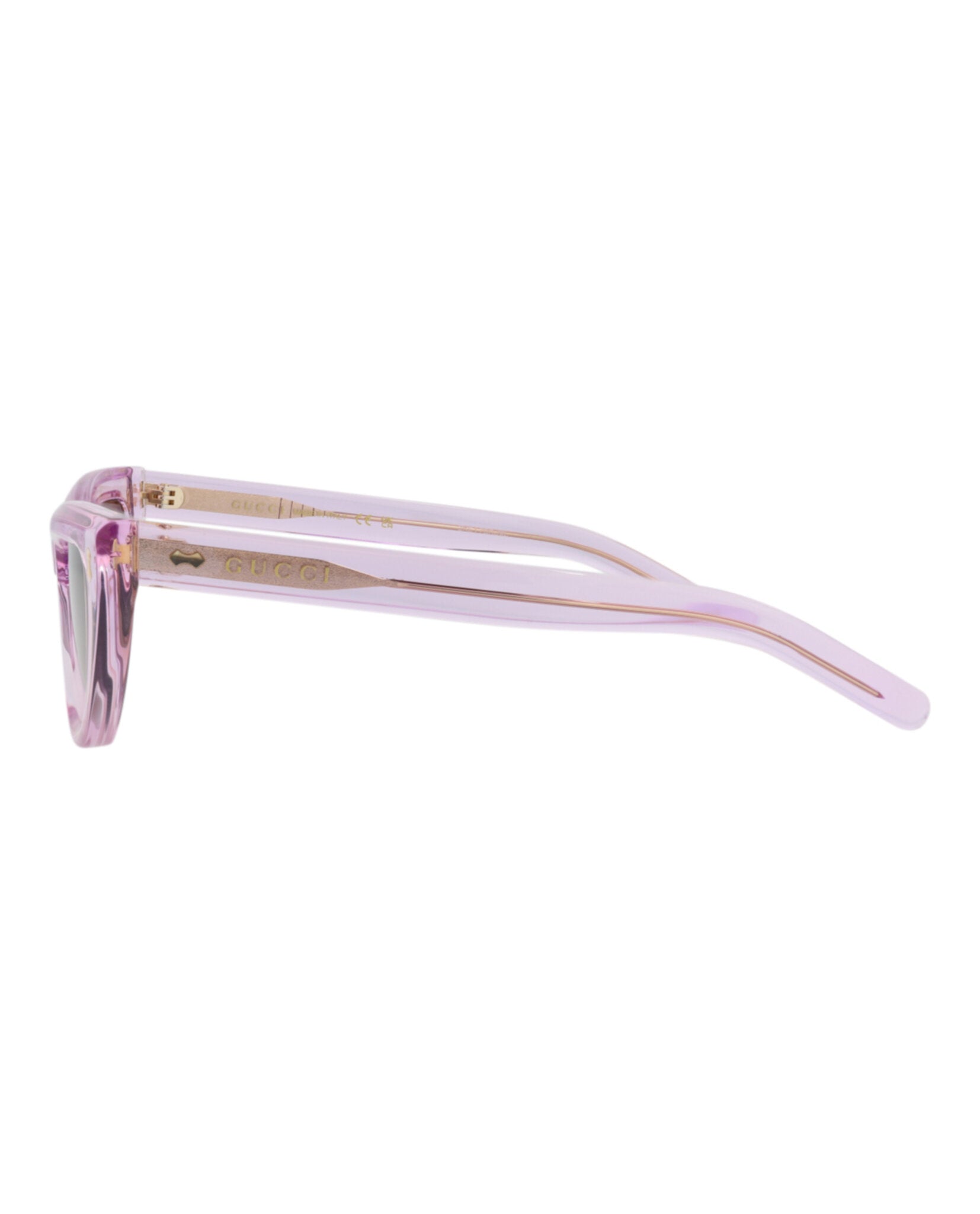 Gucci Womens Cat Eye Violet Violet Brown Fashion Designer Eyewear
