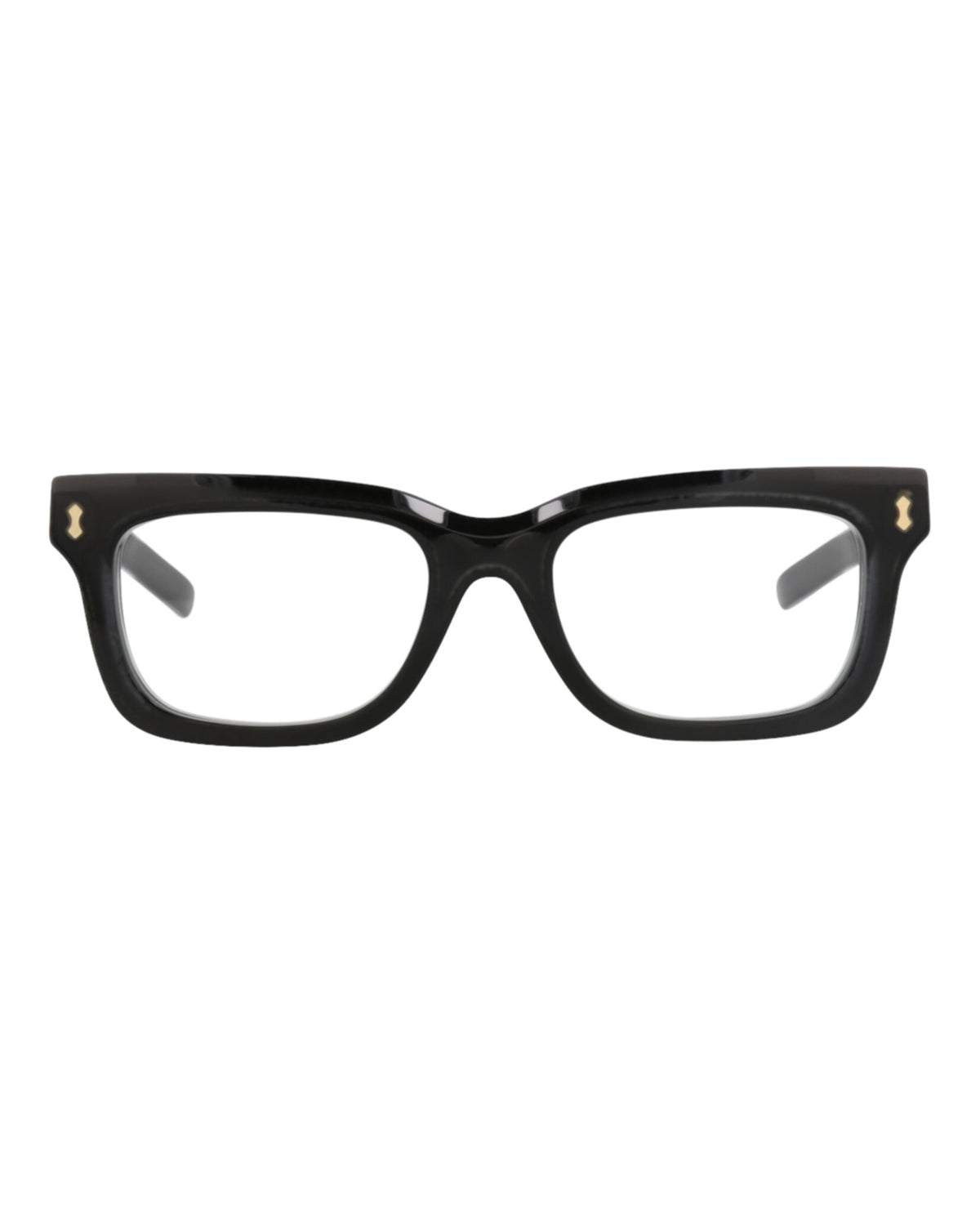 Gucci Womens Square/Rectangle Black Black Transparent Fashion Designer Eyewear