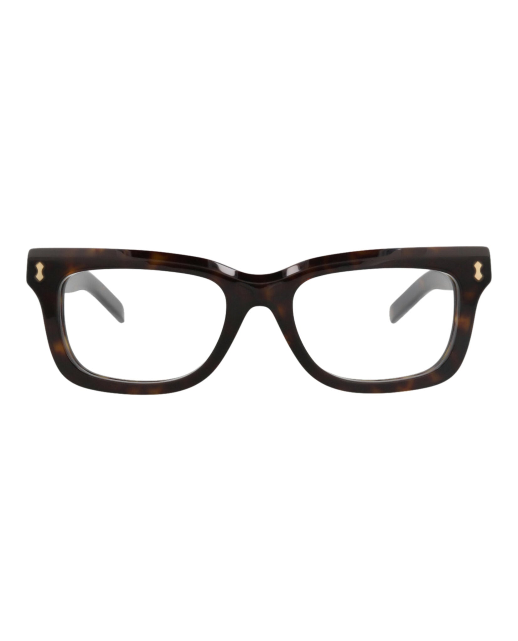 Gucci Gucci Womens Square/Rectangle Havana Havana Transparent Fashion Designer Eyewear