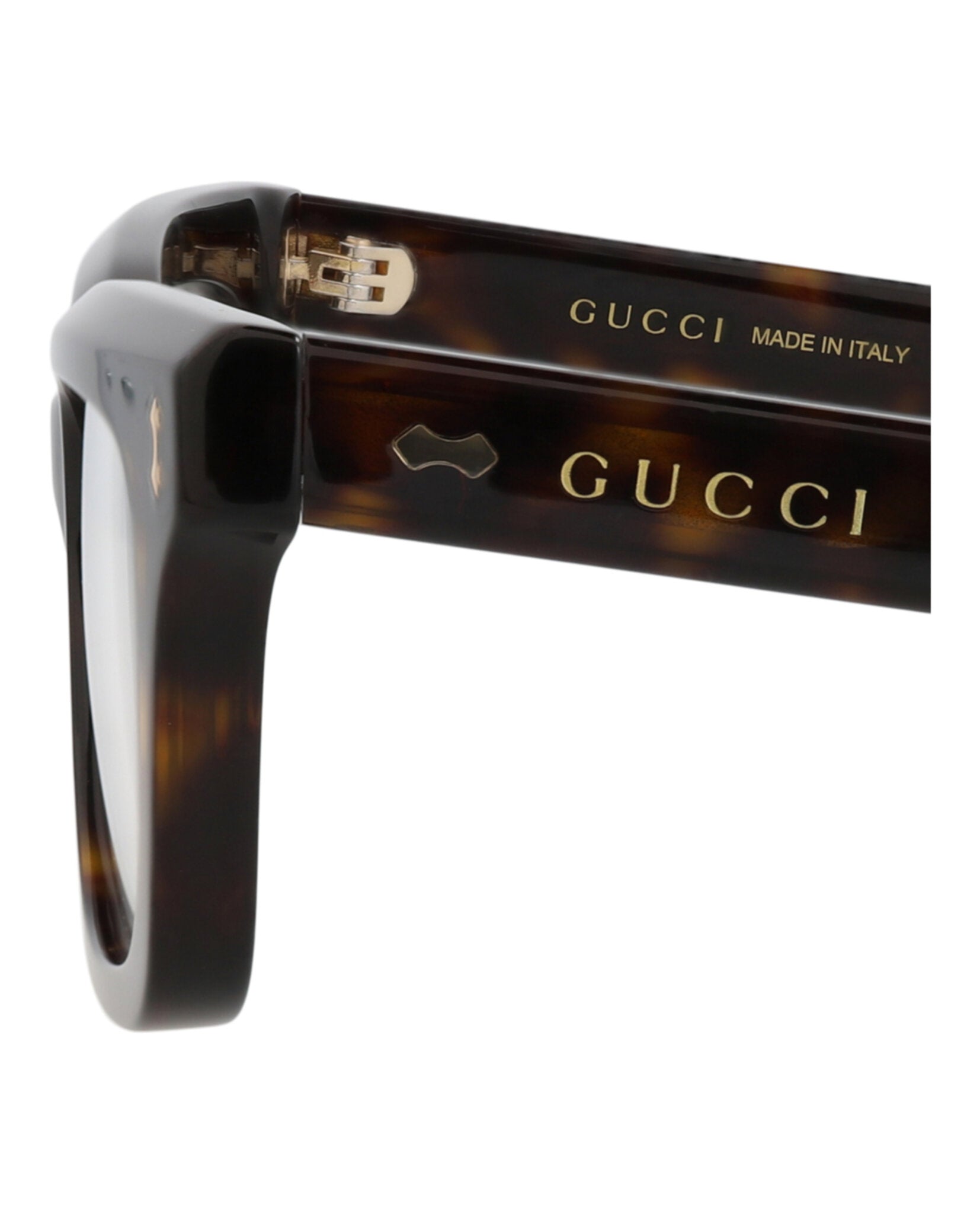 Gucci Gucci Womens Square/Rectangle Havana Havana Transparent Fashion Designer Eyewear