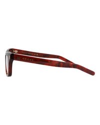 Gucci Gucci Womens Square/Rectangle Havana Havana Transparent Fashion Designer Eyewear