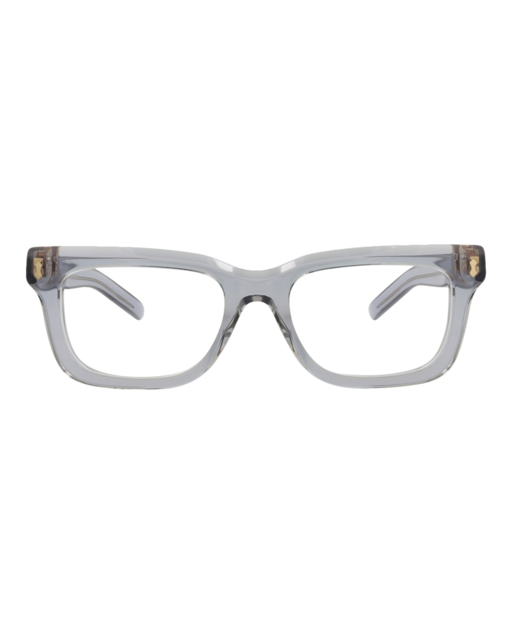 Gucci Womens Square/Rectangle Grey Grey Transparent Fashion Designer Eyewear