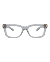 Gucci Womens Square/Rectangle Grey Grey Transparent Fashion Designer Eyewear