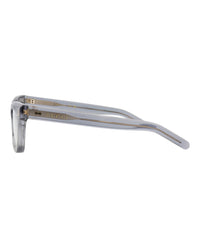 Gucci Womens Square/Rectangle Grey Grey Transparent Fashion Designer Eyewear