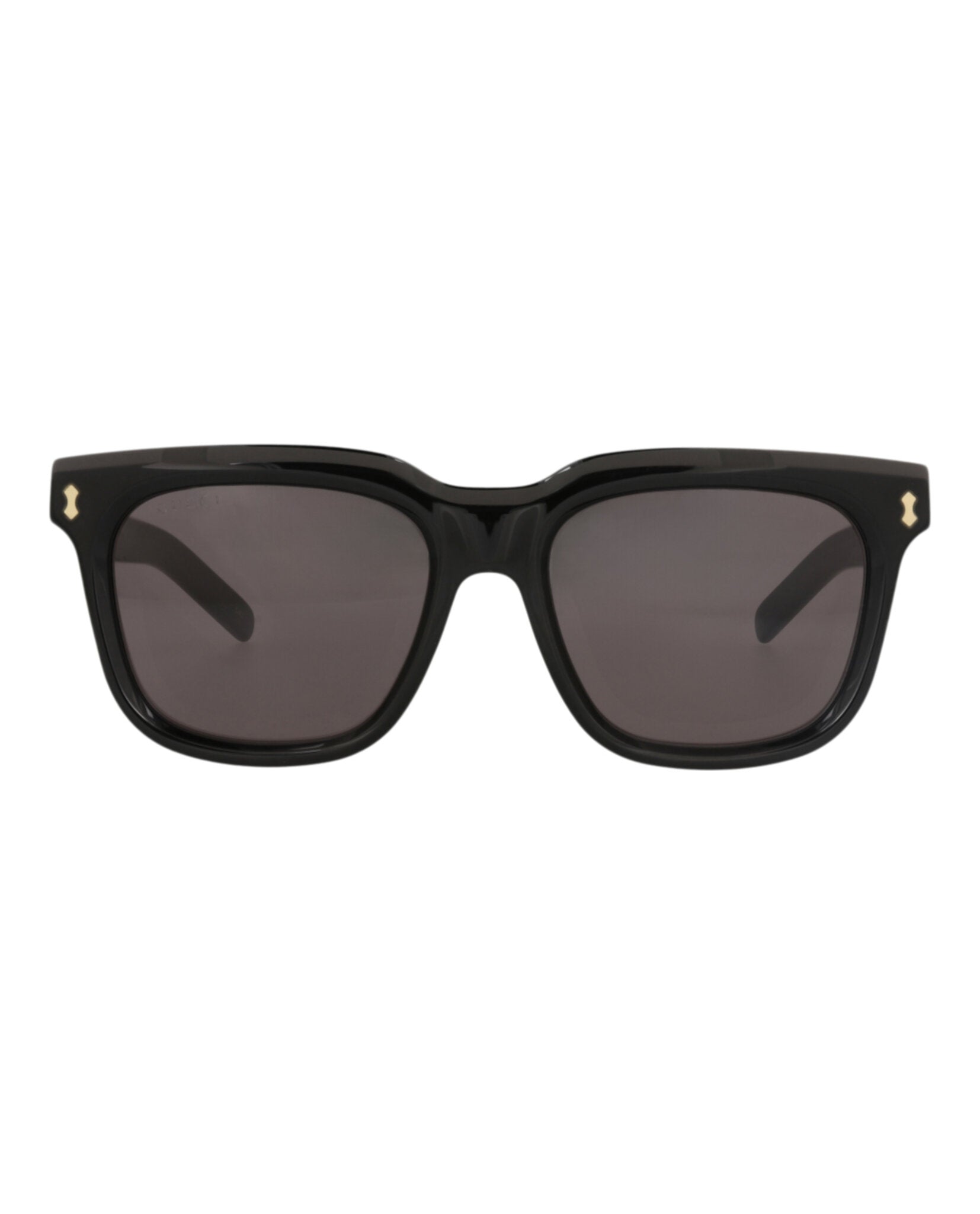 Gucci Mens Square/Rectangle Black Black Grey Fashion Designer Eyewear