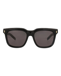 Gucci Mens Square/Rectangle Black Black Grey Fashion Designer Eyewear