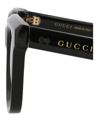 Gucci Mens Square/Rectangle Black Black Grey Fashion Designer Eyewear