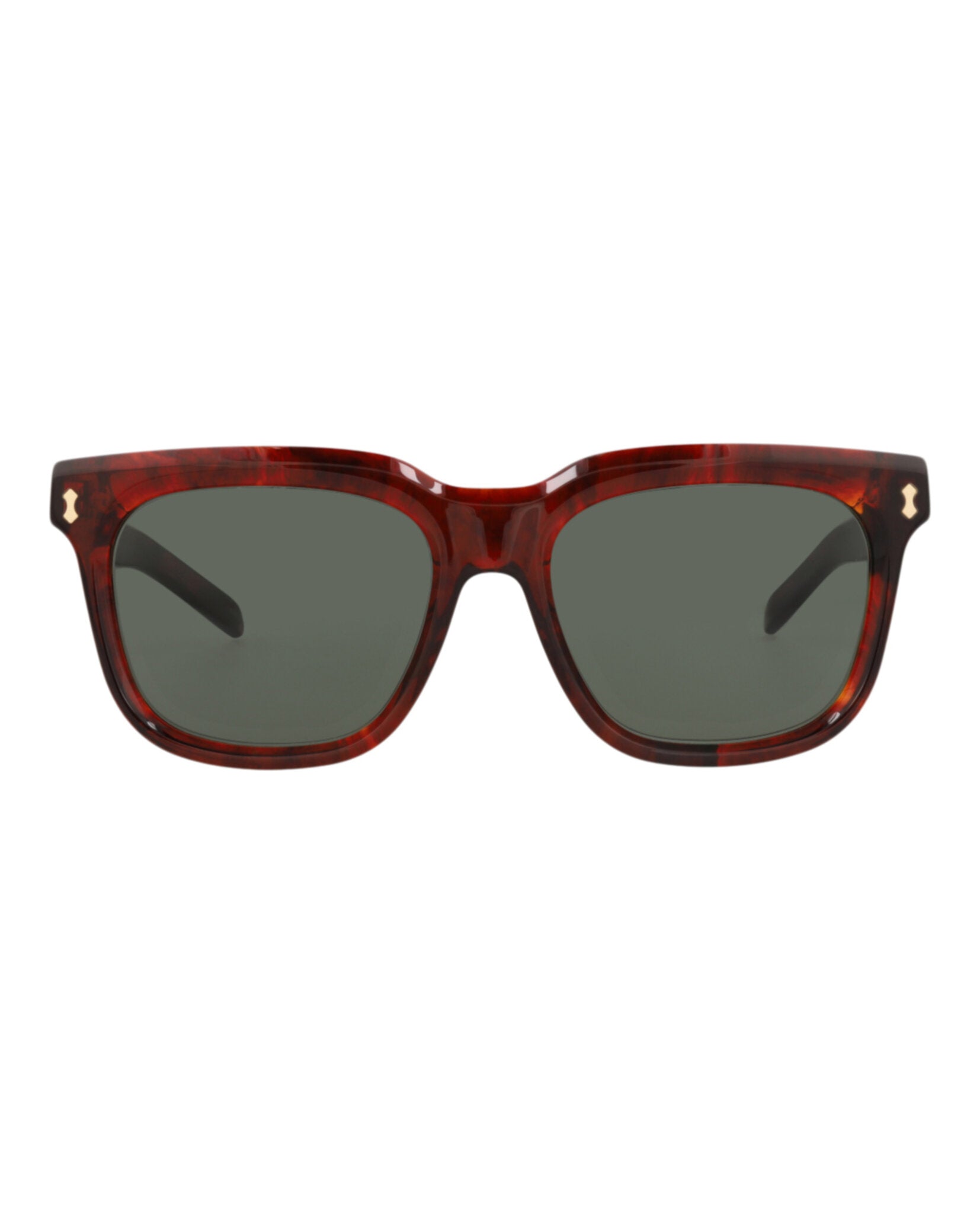 Gucci Mens Square/Rectangle Havana Havana Grey Fashion Designer Eyewear