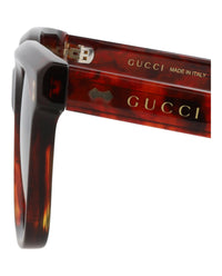 Gucci Mens Square/Rectangle Havana Havana Grey Fashion Designer Eyewear