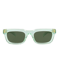 Gucci Mens Square/Rectangle Green Green Green Fashion Designer Eyewear